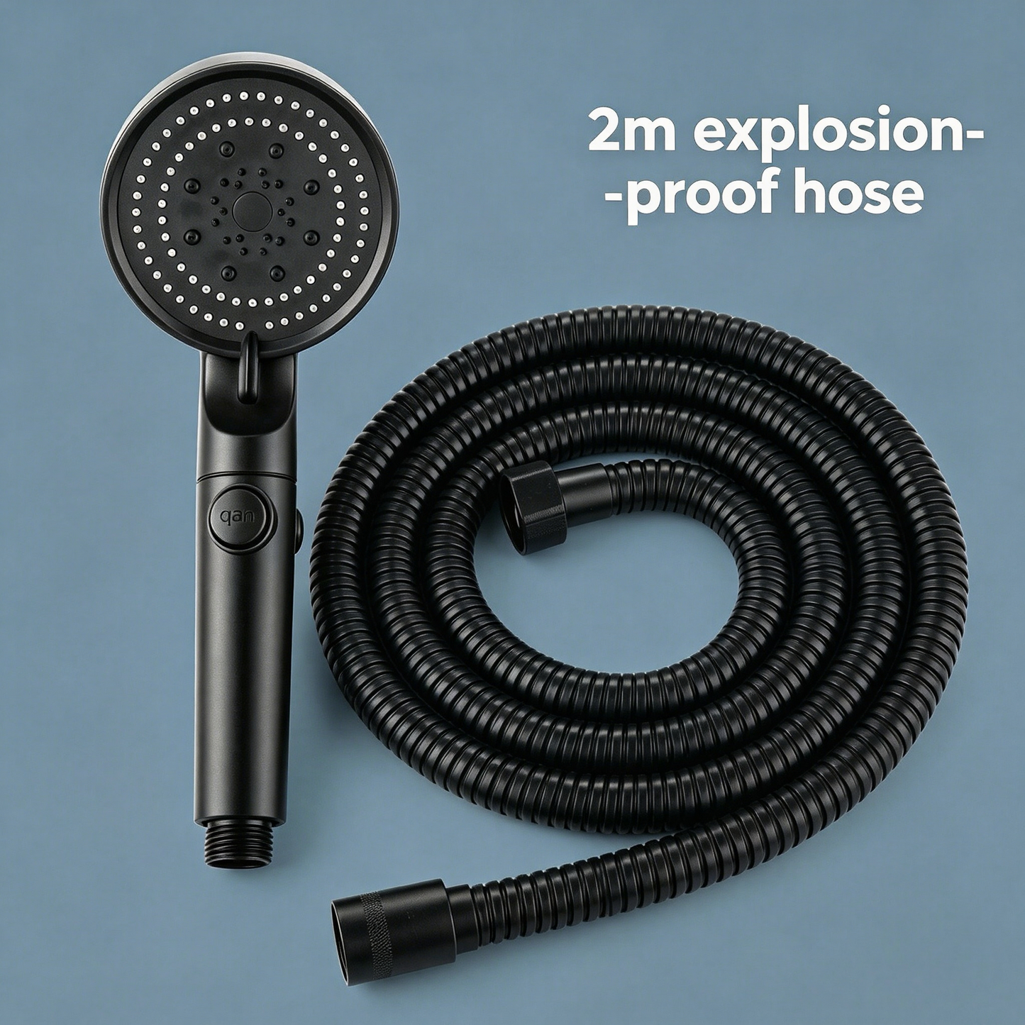 Hot sale🔥High Pressure Boosting Shower Head 360° Rotatable Water Saving Rainfall Nozzle