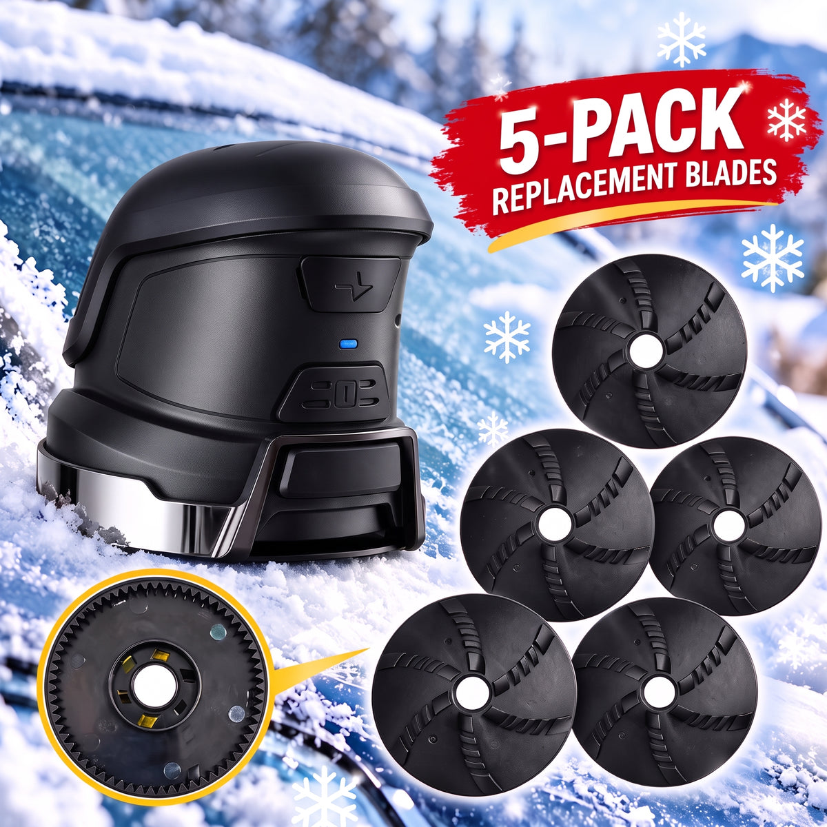 🔥50%OFF❄️🚗Cordless Electric Ice Scraper for Car Windows