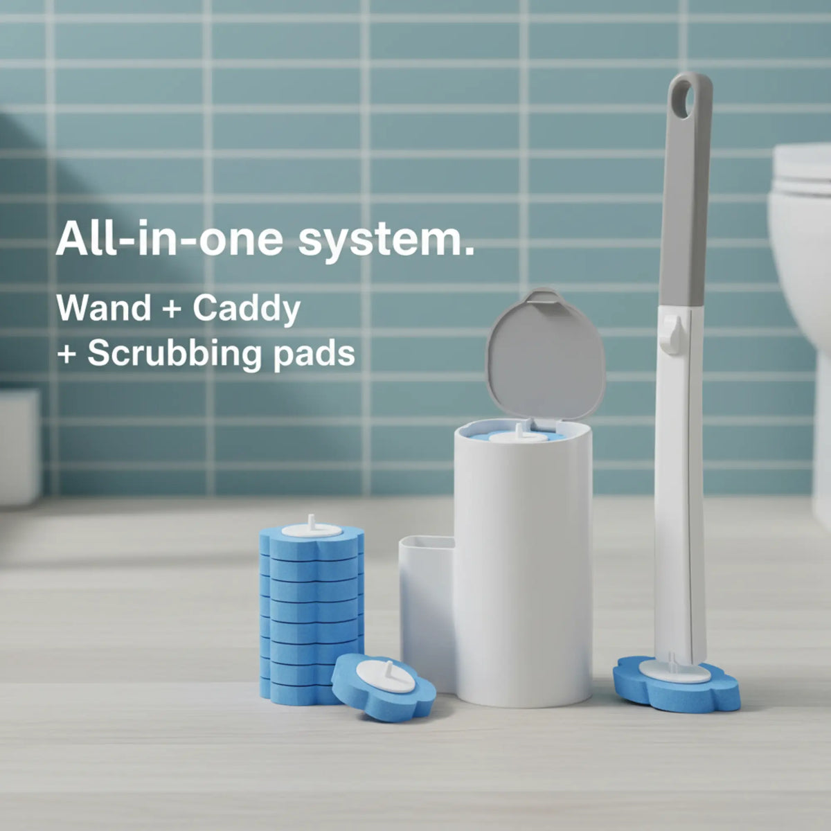 🔥50% OFF Suction Wall Disposable Toilet Brush – 360° No Dead Corner Sanitary Bathroom Cleaner