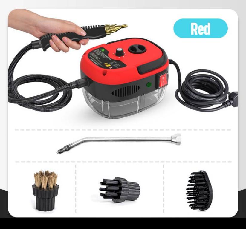 🔥2500W High-Pressure Steam Cleaner – Deep Clean Every Surface Effortlessly