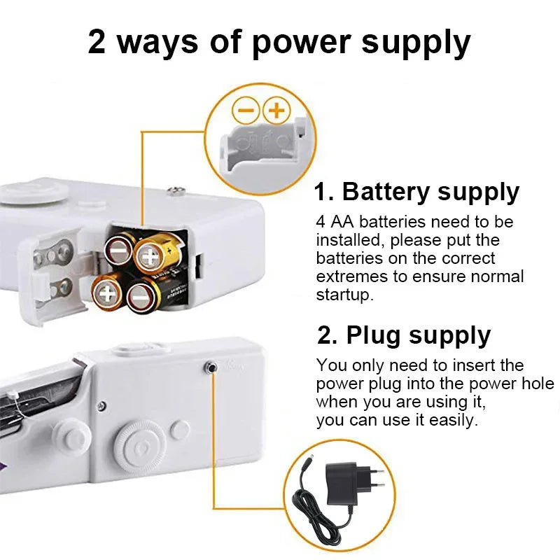 š„Hot Dealļ½Portable Handheld Sewing Machine, Fast Fabric Repair At Home