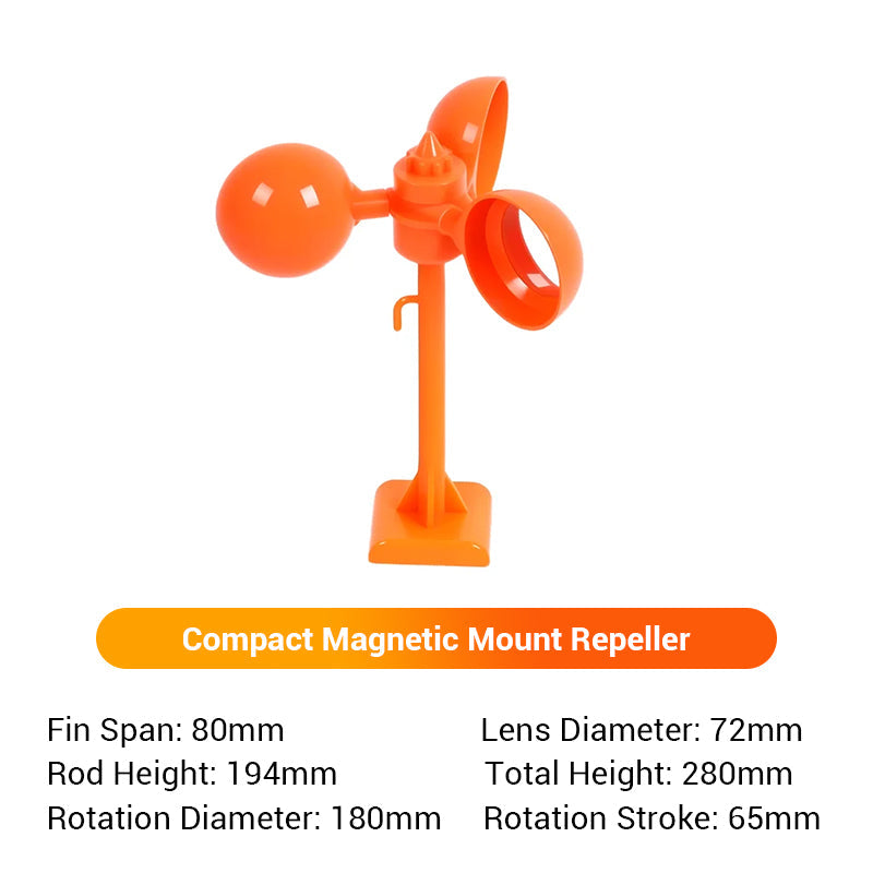 š¦āā¬Solar-powered outdoor flashing bird deterrent