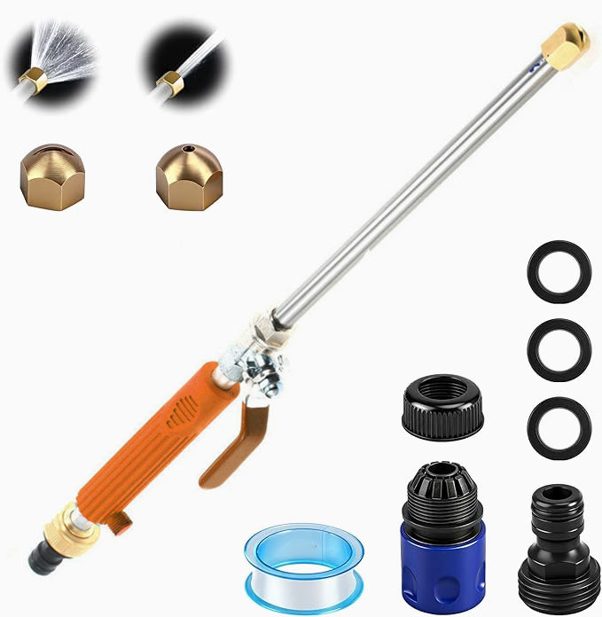 Turn Your Garden Hose into a Pressure Washer! Patented Booster Tech for Cars, Patios, and Lawns 🚗✨Stress-Free Cleaning: Anti-Backflow Valve & Adjustable Sprayer – Blast Away Grime in Seconds 🌊