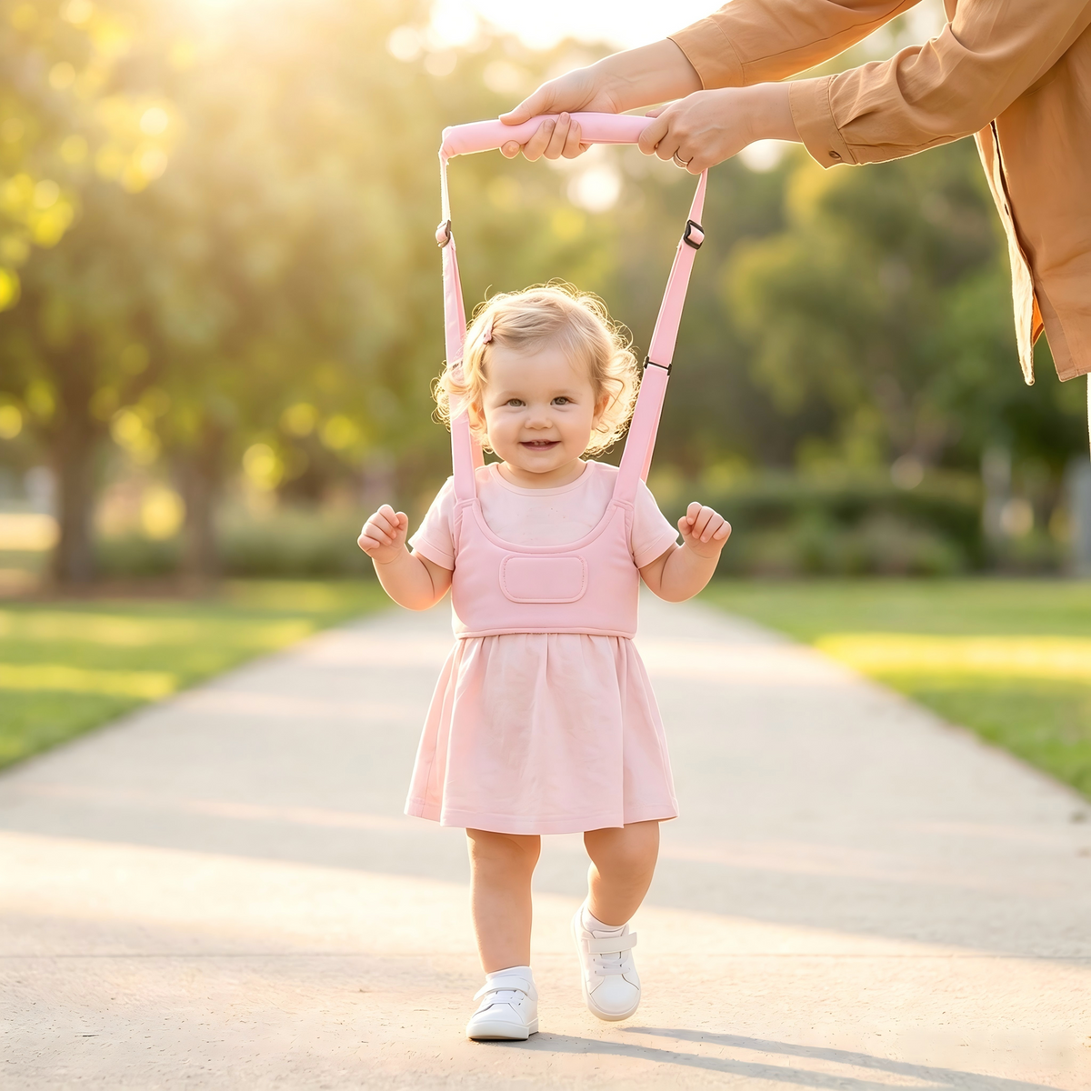 🔥 HOT SALE 50%OFF 🍼Adjustable Baby Walking Harness With Safety Strap Secure Support For Toddlers Learning To Walk