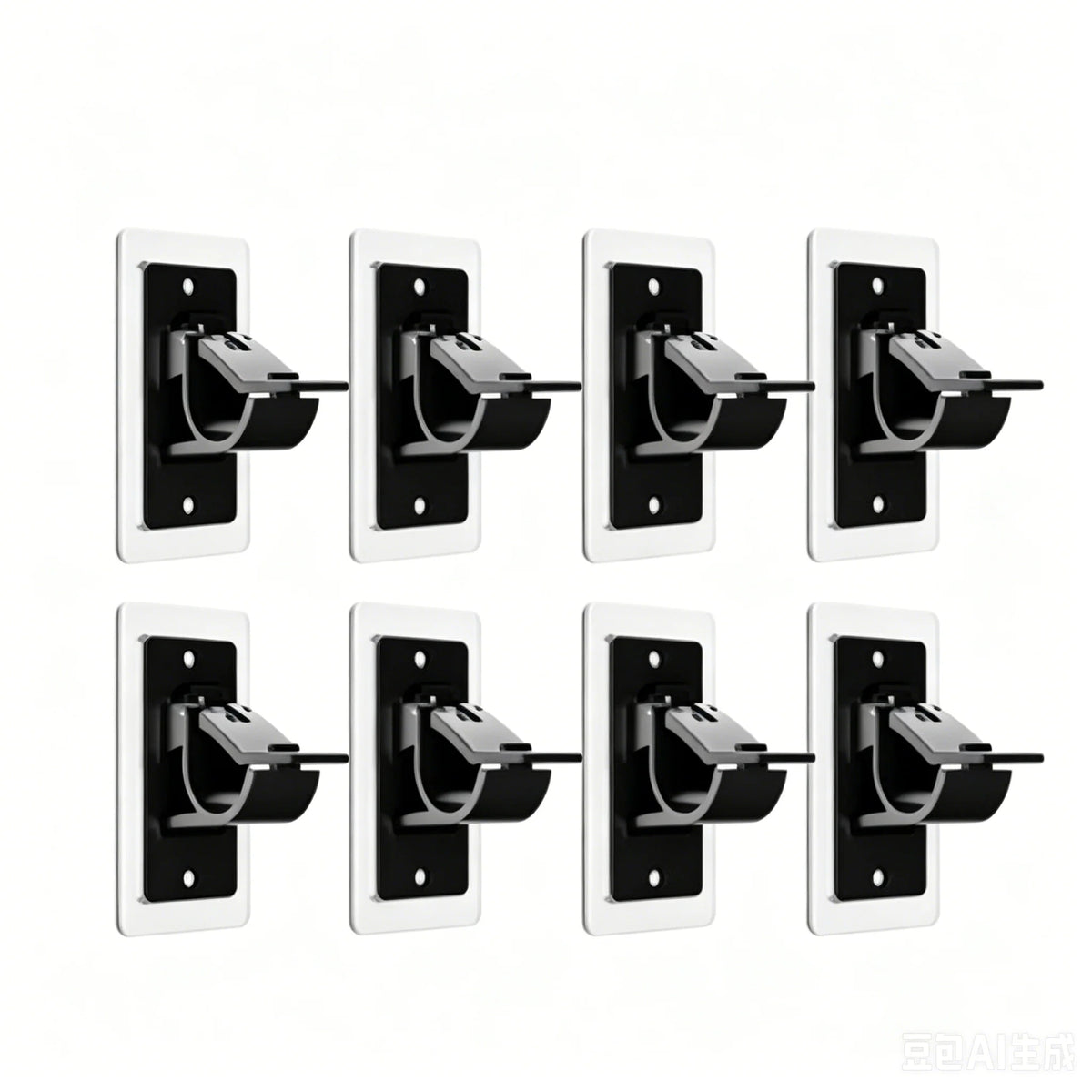 🔥heavy-duty Self-adhesive Rod Support Brackets
