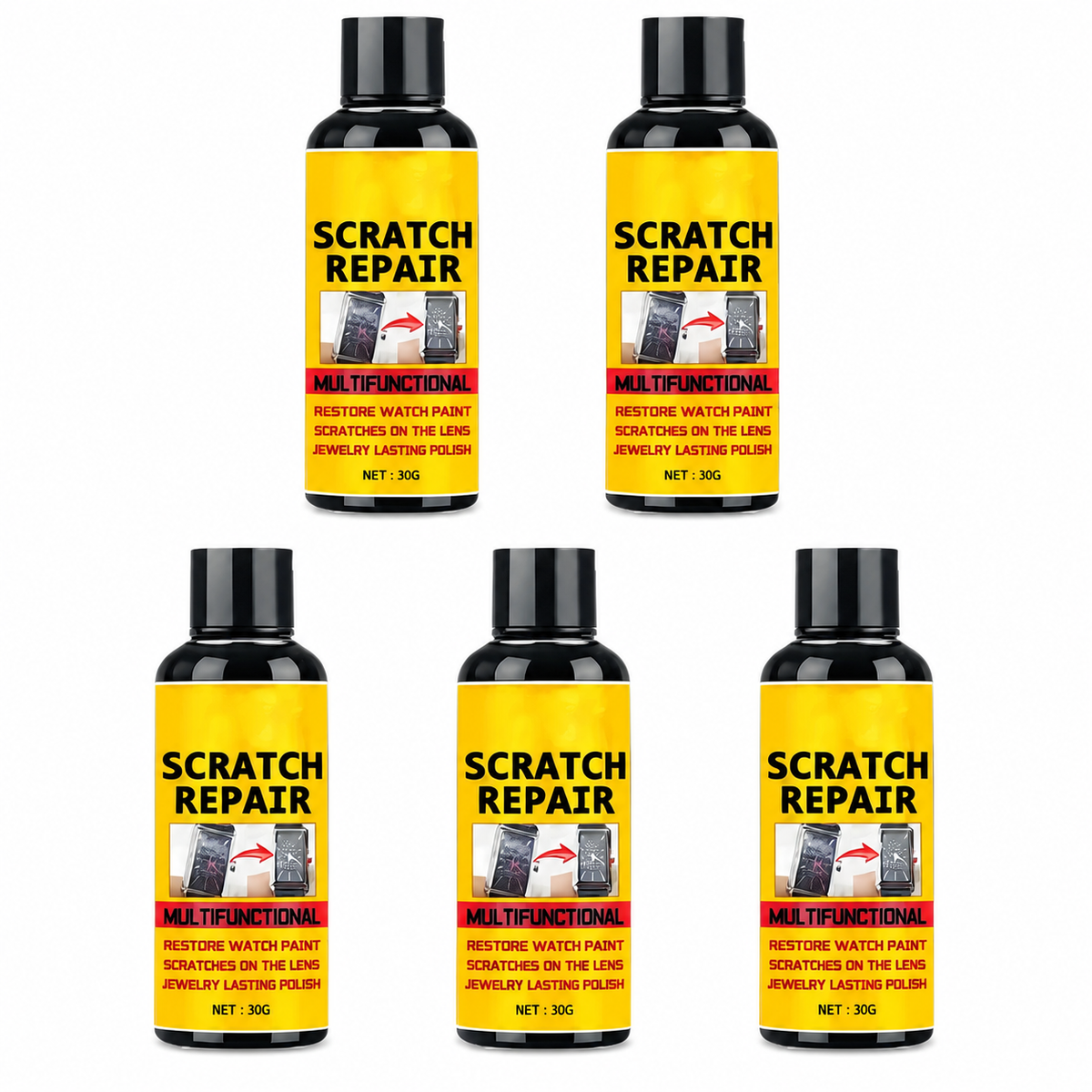 🚗🛡️ Limited-Time Offer Buy 2 Get 1 Free – Multipurpose Glass Scratch Repair Paste