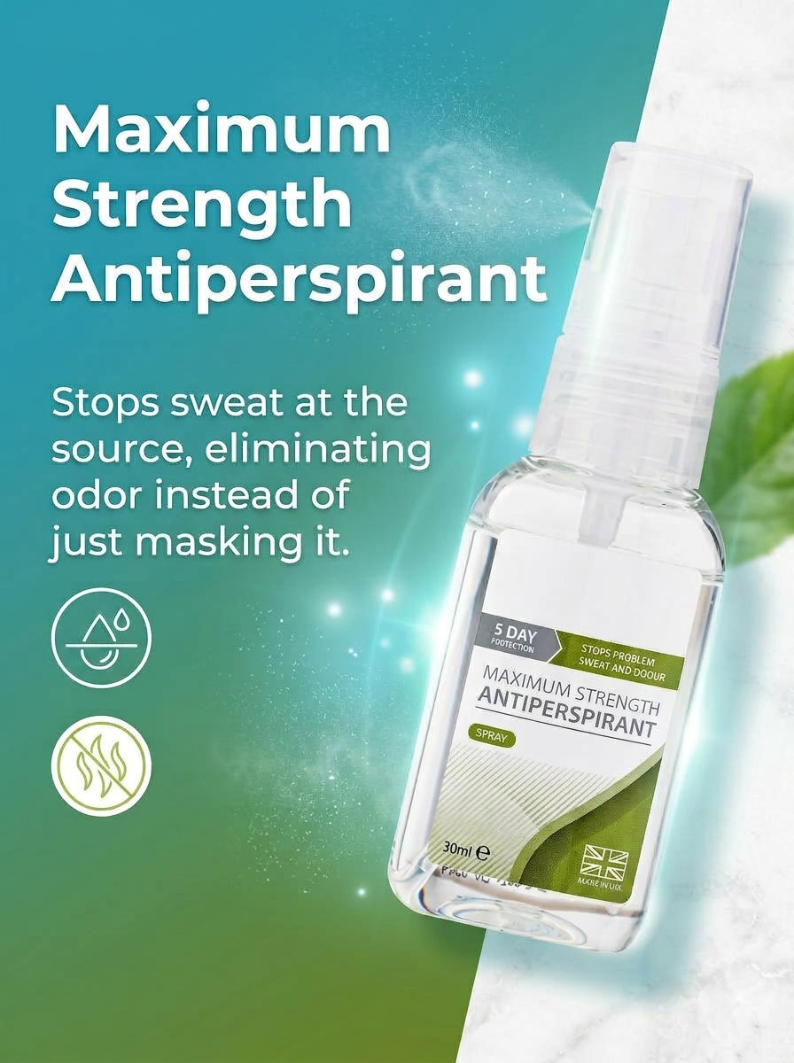 🔥Buy 1 Get 1 Free-5-Day Maximum Strength Antiperspirant Spray