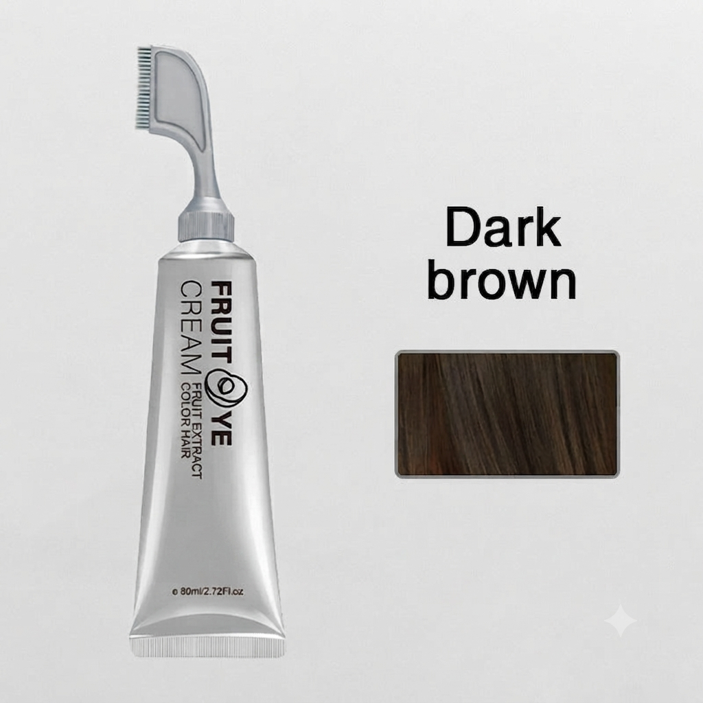 š„Plant Extract Hair Dye Essence, Mild Irritation-Free Gray Hair Coverage Hair Color Cream With Ginseng Polygonum Extract At Home Hair Care For Men Women