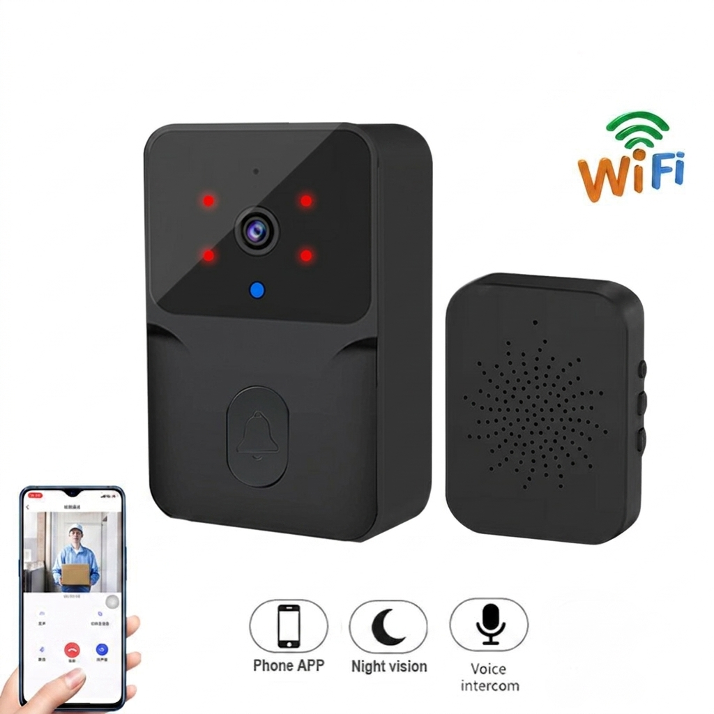 š„Free shippingš„X8 WiFi-Free Video Doorbell Kit