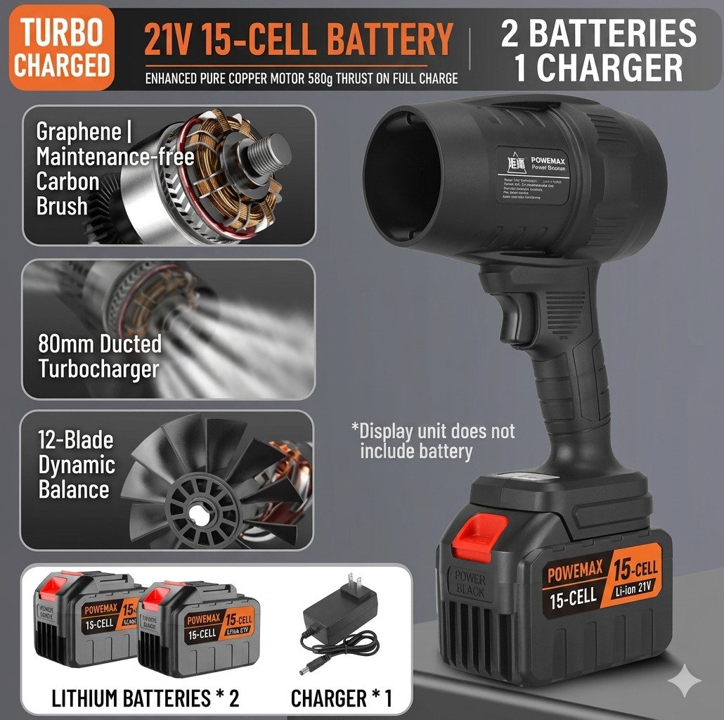 Car Electric Snow Blower Handheld Fan