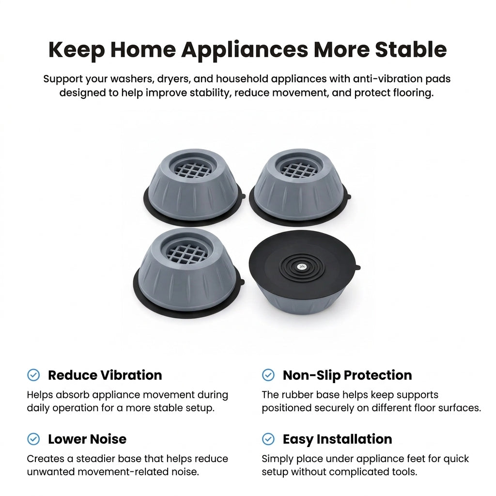 š„š Anti-slip and shock-absorbing pads for washing machines
