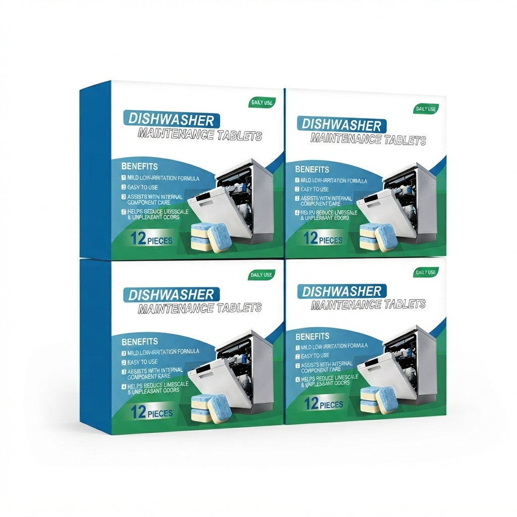 🏆Heavy Duty Dishwasher Cleaner and Deodorizer Tablets