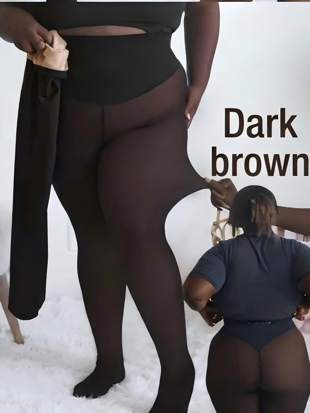 🔥✨Thermal-Effect Shaping Sheer-Look Leggings