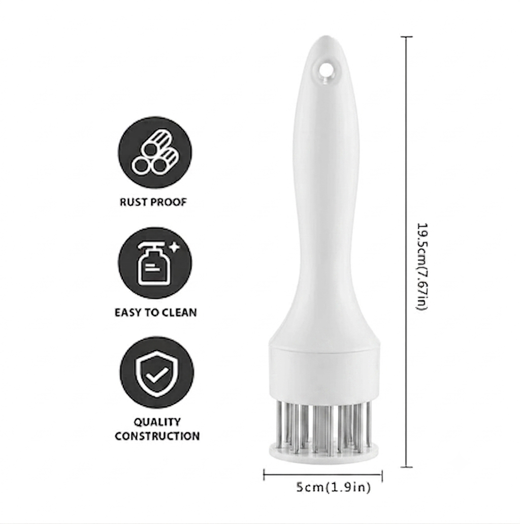 🔥50% OFF! Stainless Steel Meat Tenderizer Needle – Juicy Flavorful Steaks Every Time