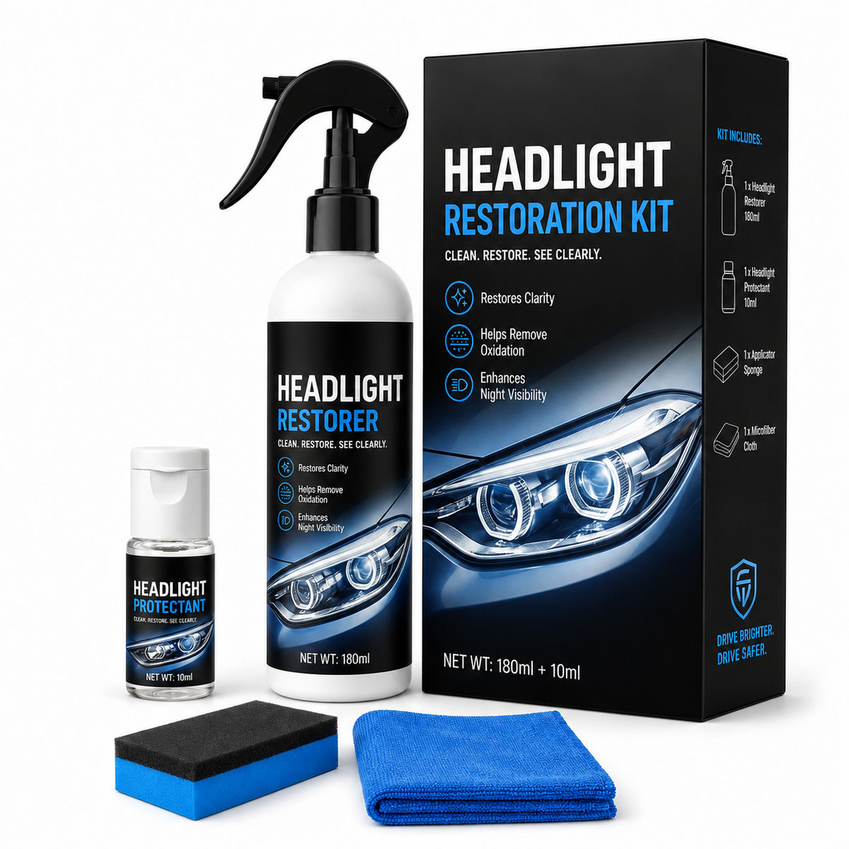🔥50% Off Today Only - Professional Car Headlight Restoration Agent
