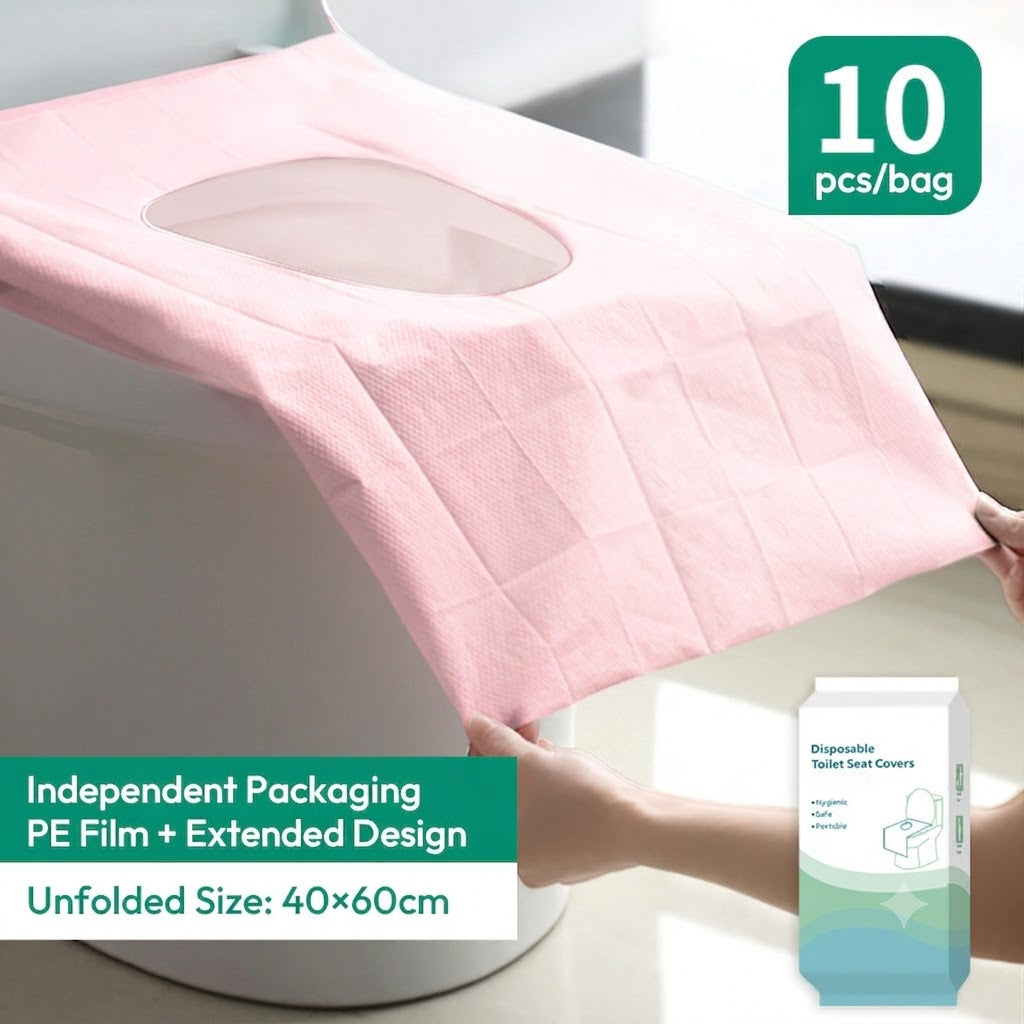 š§»Disposable Waterproof Toilet Seat Covers ā Stay Clean, Comfortable & Protected Anywhere