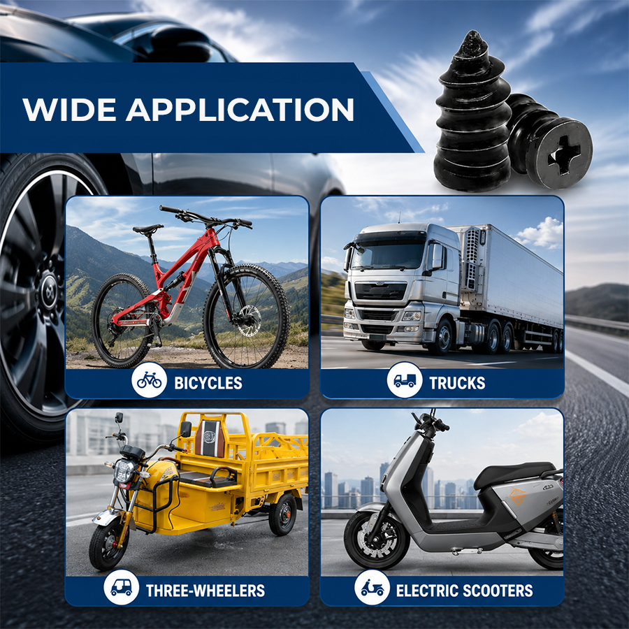 🚗Last Day 50% OFF 6O PCSSelf-Sealing Tire Repair RubberNails Kit with 2 Sizes