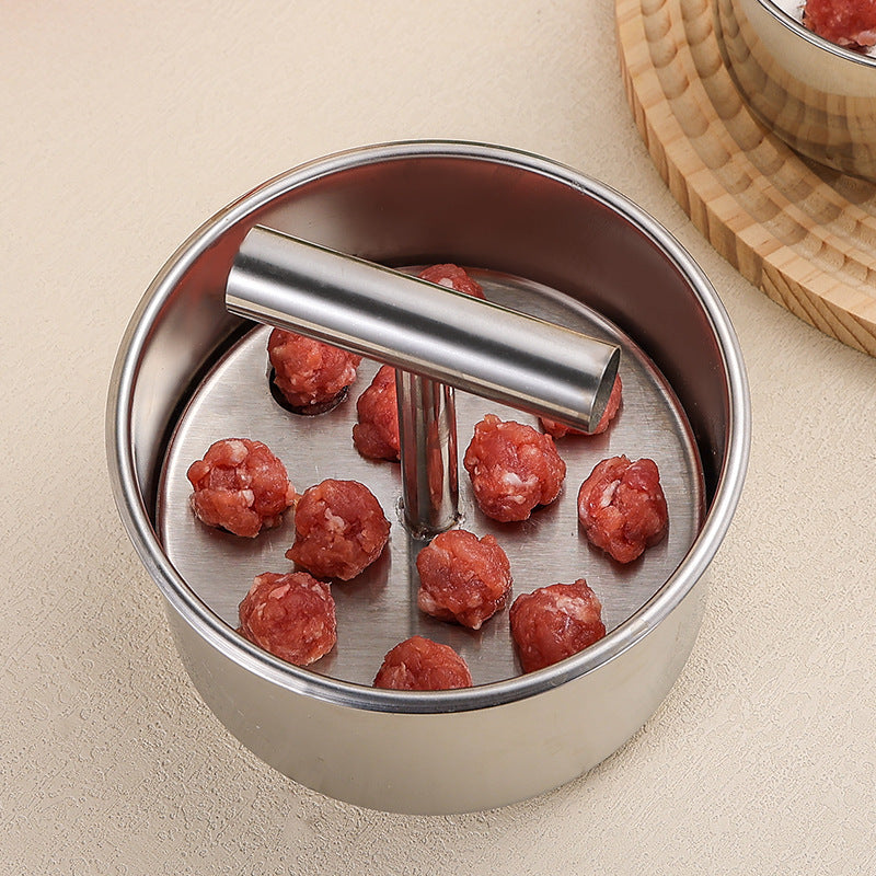 đ Perfectly Even Meatballs in Seconds â Stainless Steel 6/12-Portion Mould