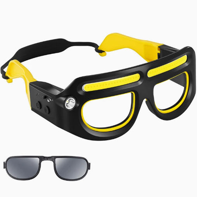💡 Rechargeable LED Glasses Headlamp – Hands-Free Lighting Anytime, Anywhere