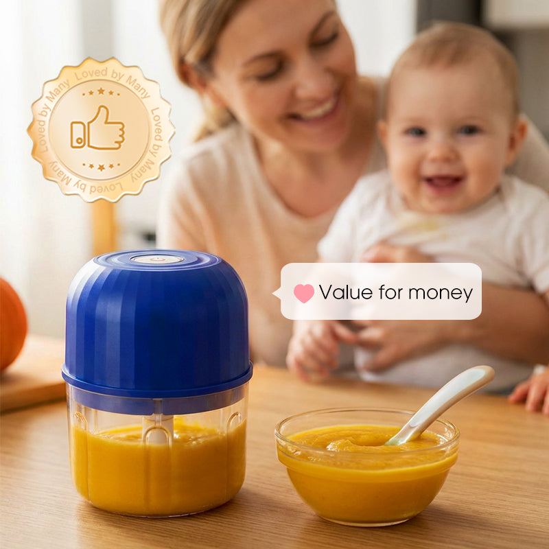 🧑🍳 Versatile Electric Mini Chopper for Quick Food Prep — Grind, Mince & Puree Ingredients in Seconds