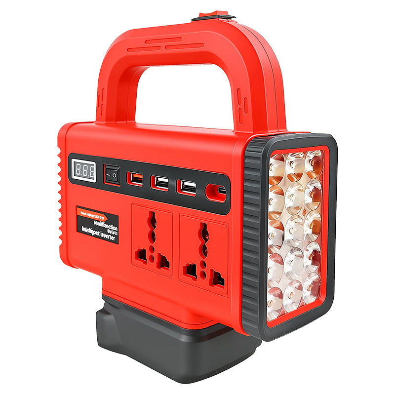 š„Limited-time 50% off-Portable Power Inverter with LED Work Light
