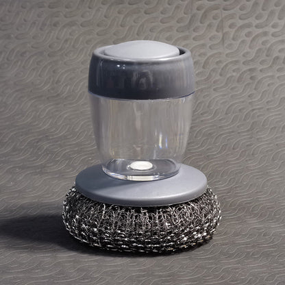 💥Buy 1, Get 1 Free  🧼Plastic Auto-Dispense Dish Brush- Multifunctional Pot Scrubber