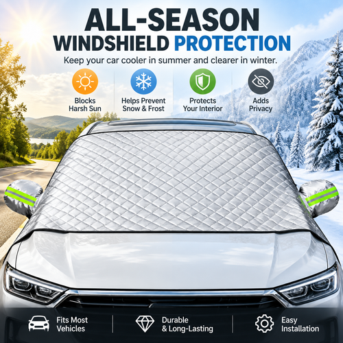 🚗 Magnetic Windshield Cover Windshield Anti-Snow & Anti-Frost Cover