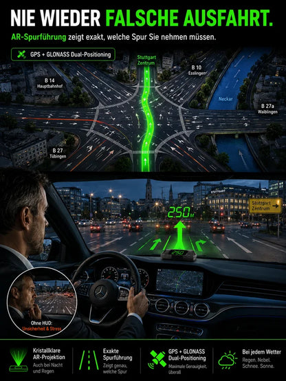 🚗 GPS-Head-up-Display – Digitale Echtzeit-Geschwindigkeitsanzeige für sicheres Fahren