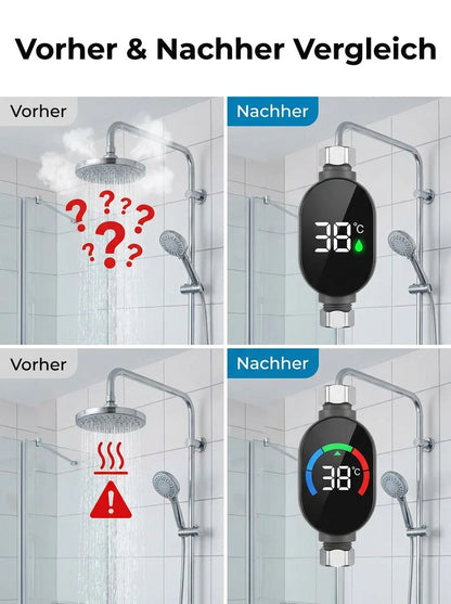 🚿 Duschthermometer – Sofortige Temperaturanzeige, wasserdicht & einfache Installation für mehr Sicherheit beim Duschen