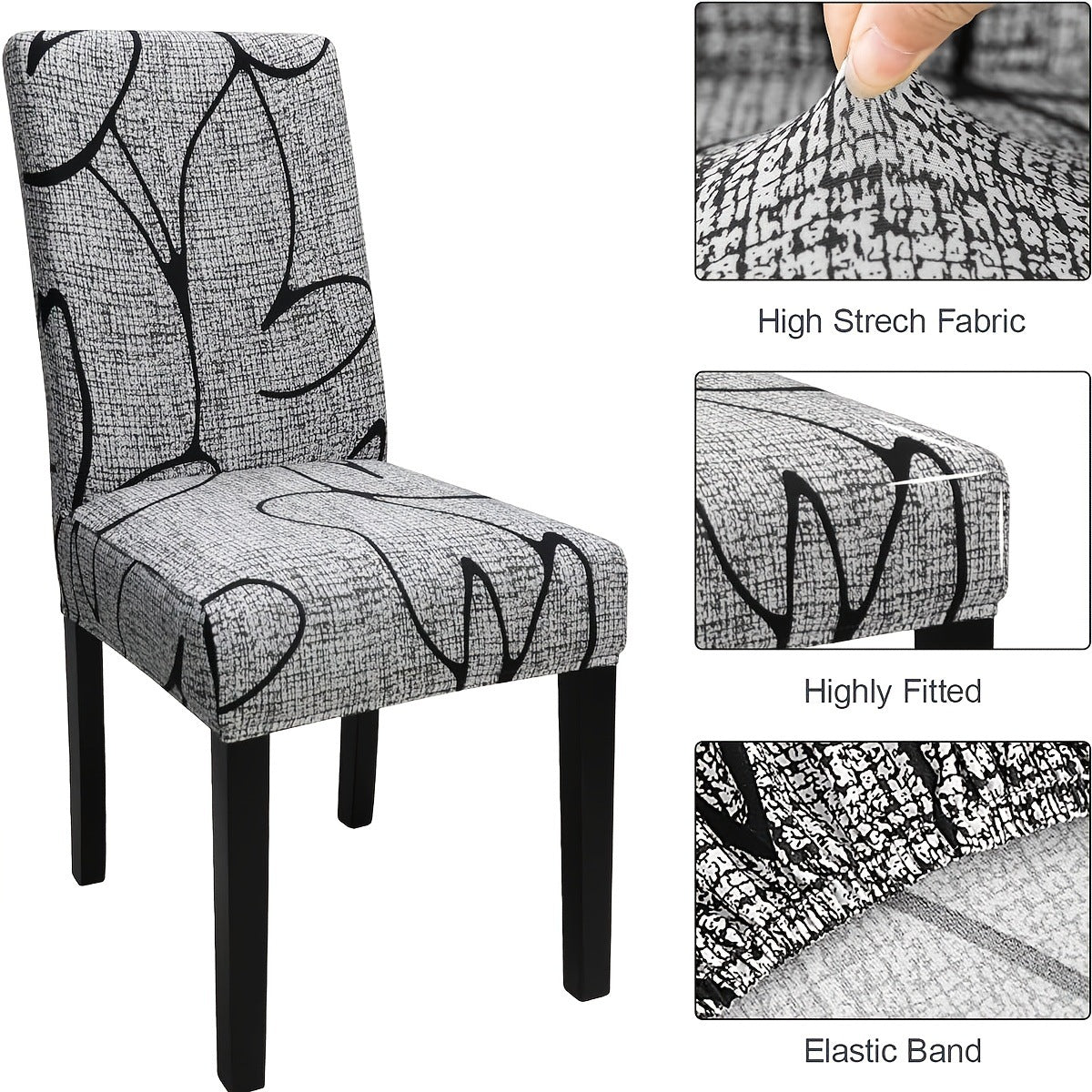 ⏰🔥LIMITED TIME 50% OFF!🔥50K+ SOLD!  🪑Stretch Dining Chair Cover