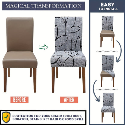 ⏰🔥LIMITED TIME 50% OFF!🔥50K+ SOLD!  🪑Stretch Dining Chair Cover