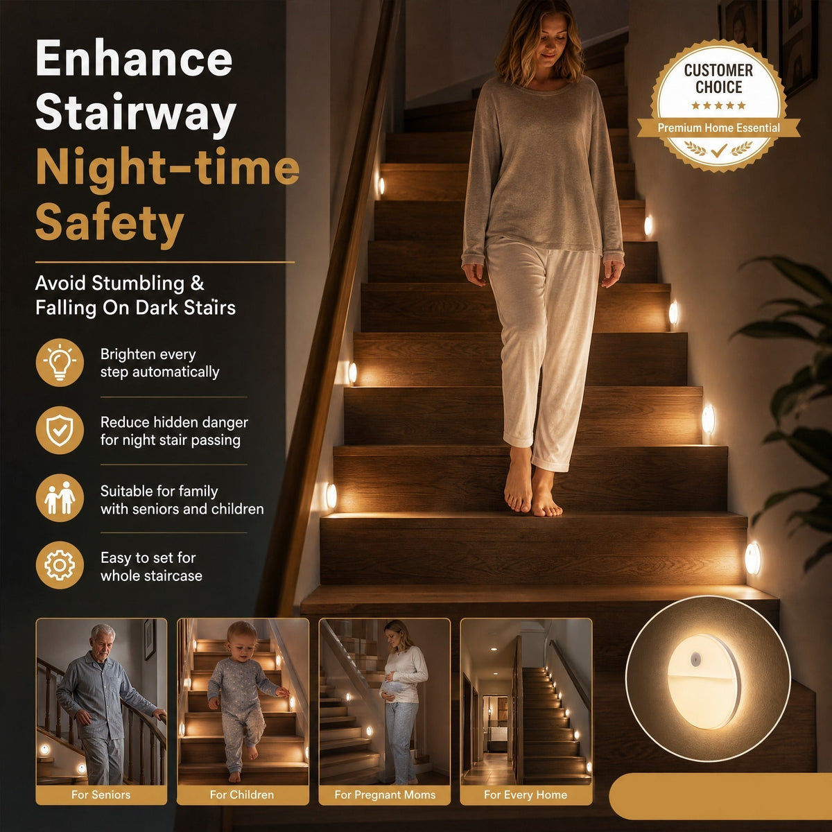 💥Last day, 50% off 🔥Energy-Efficient LED Motion Sensor Light