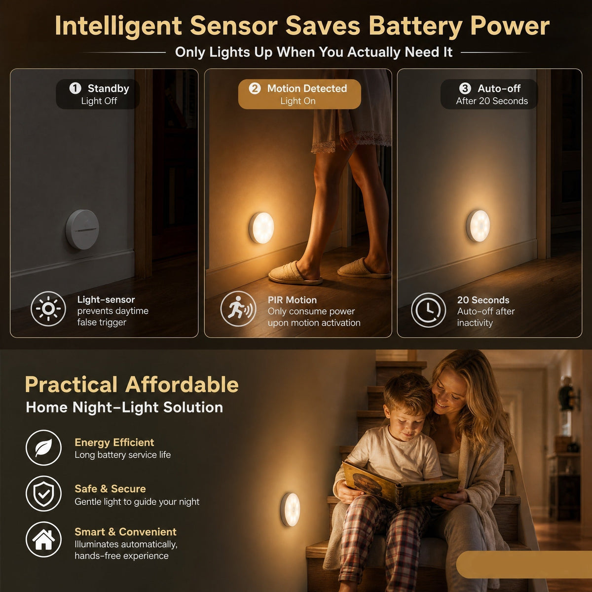 💥Last day, 50% off 🔥Energy-Efficient LED Motion Sensor Light