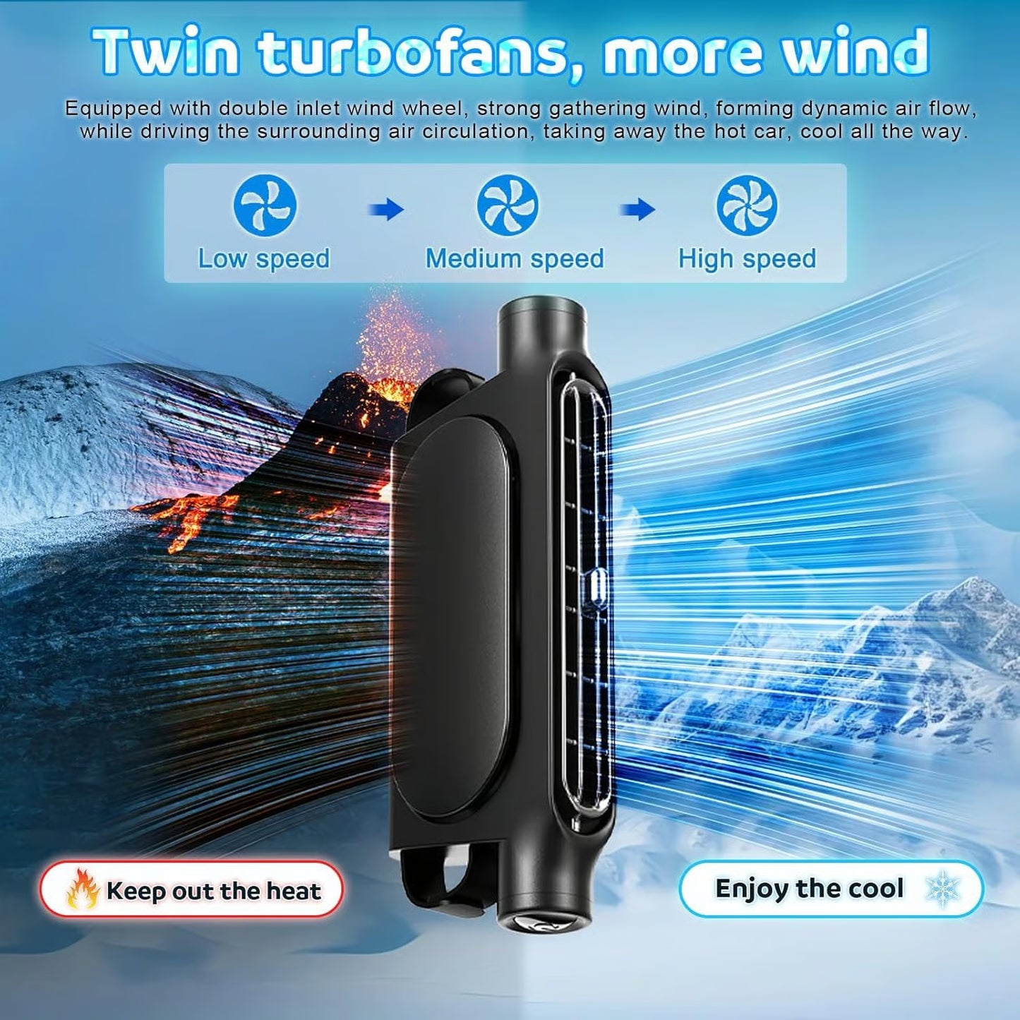 ❄️SUMMER HOT SALE 50% OFF🚗Adjustable Cooling Fan for Driver and Passenger's Seat