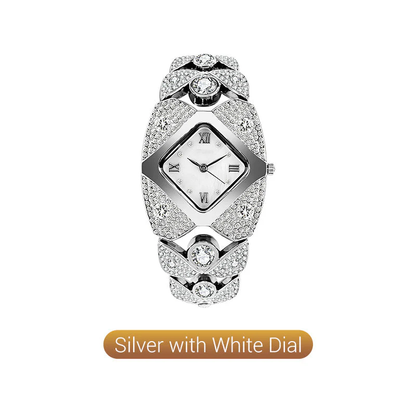 ⏳50% OFF Vintage Rhinestone Inlaid Quartz Watch