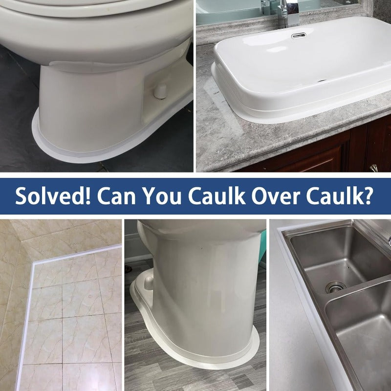 ✨Waterproof Caulk Tape Fills Ugly Gaps in Minutes and Makes Your Kitchen & Bathroom Look Clean Like Brand New.