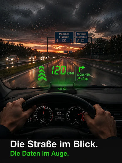 🚗 GPS-Head-up-Display – Digitale Echtzeit-Geschwindigkeitsanzeige für sicheres Fahren