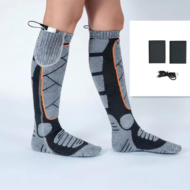 🥶🧦USB-rechargeable heated Modal cotton socks for winter