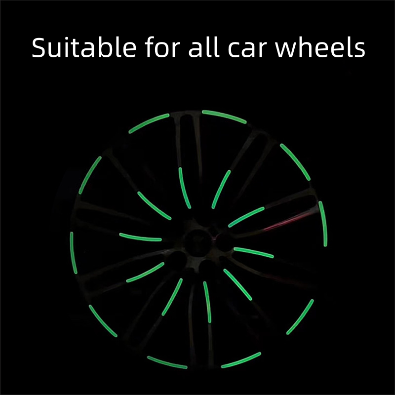 💕Buy 1 Get 1 Free🎁🚗Popular Fluorescent Car Wheel Hub Tag