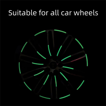 💕Buy 1 Get 1 Free🎁🚗Popular Fluorescent Car Wheel Hub Tag
