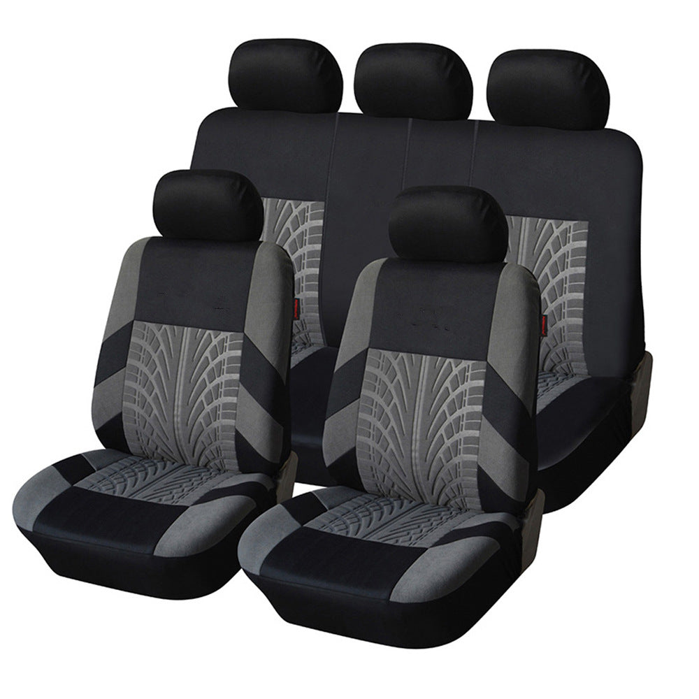 Universal car seat covers for 5-seater vehicles