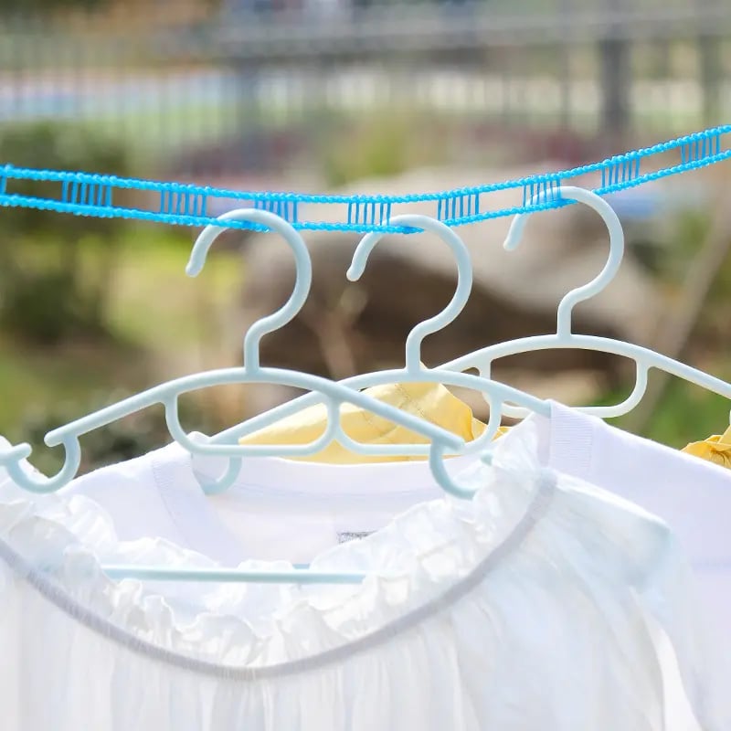 ✨Need a sturdy travel drying line? Heavy-Duty Portable Adjustable Clothesline with Dual Hooks for All Scenes!