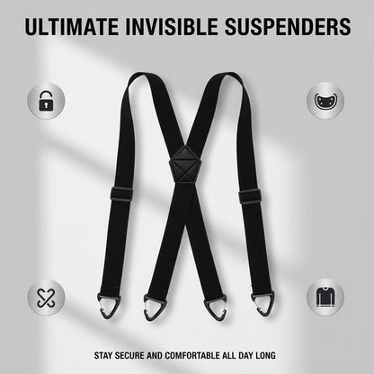 ⏰Men's X-Back Suspenders with Hook Clips