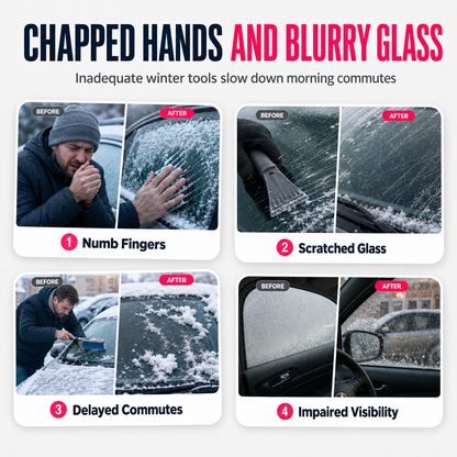 ❄️ Buy 1, Get 1 Free 🚗 Portable Car Snow and Frost Removal Tool