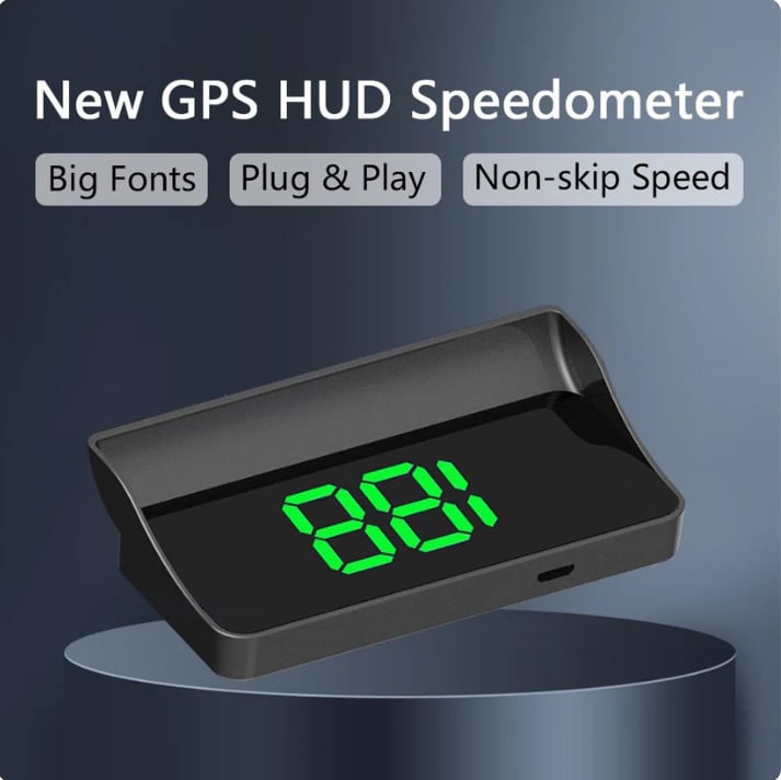 📟 GPS Head-Up Display with Real-Time Digital Speed Display