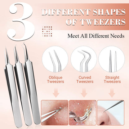 Medical grade blackhead cell clip tool set - Sale 50% Off