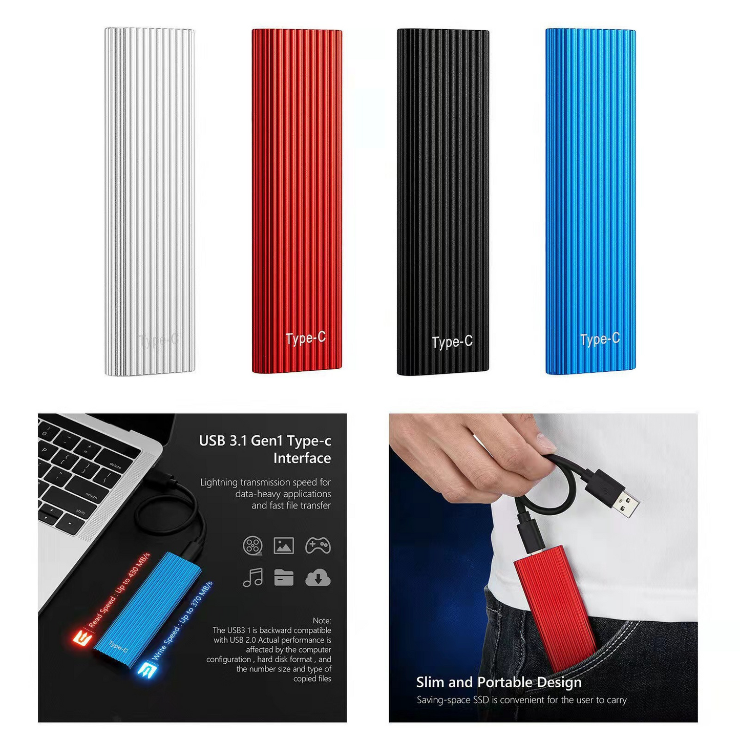 🏆 Bestseller! ⚡ Last Units Left! 16TB Ultra Portable Type‑C Mini SSD