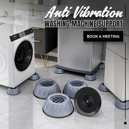 🔥Anti Vibration Washing Machine Pads Anti Walk Noise Reduction Floor Protection Heavy Duty Washer Stabilizer