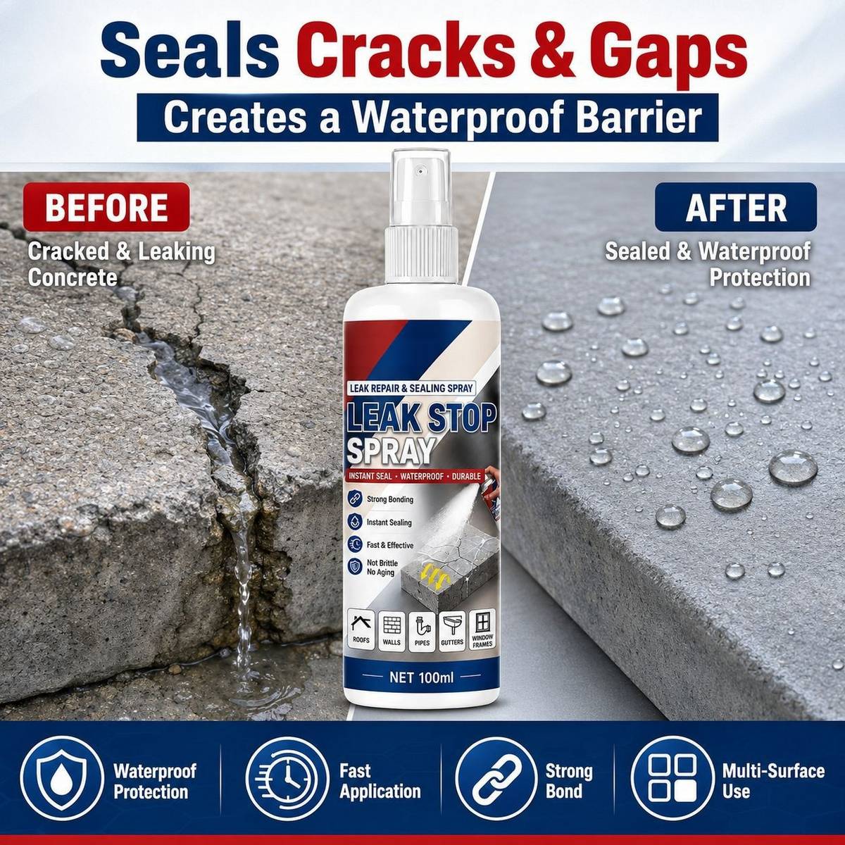🔥Buy 1 get 1 free - Got a Leak? Spray It. Seal It. Done.