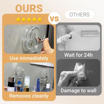 🔥New Upgrade 🍃Hot Sale 50% Off🔥Suction Cup Storage Rack with Drain Hole【Factory direct sales】